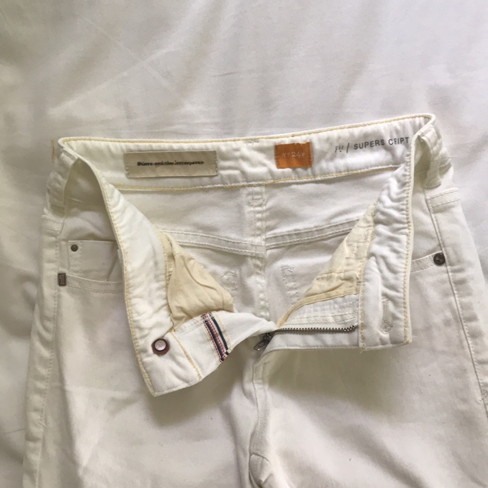 Anthropologie White Jeans
